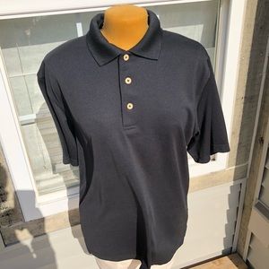 Cubavera black polo shirt 100% polyester
